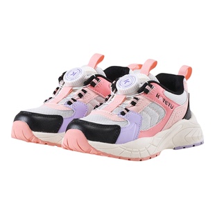 卡特兔运动鞋防滑老爹鞋男童撞色轻便舒适透气女宝休闲鞋校园鞋子