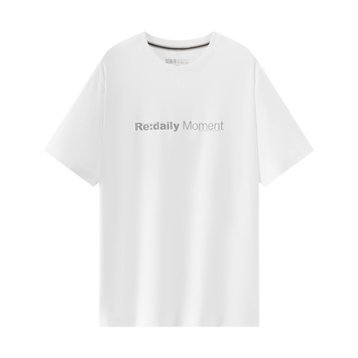 森马字母印花针织纯棉短袖T恤男