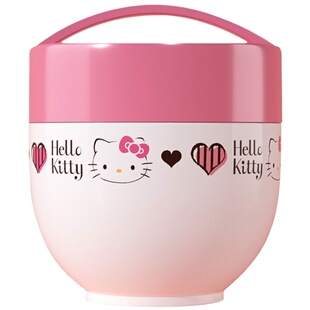 skater日本儿童超长保温饭盒桶碗小学生便携宝宝不锈钢小巧便当盒