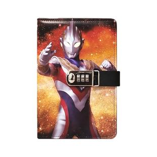 小学生田字格本子儿童日记本密码本简约男孩创意笔记本带锁作业皮面本精致文艺密码锁手账本节日礼物奖品皮本