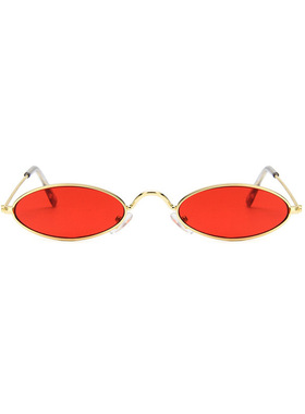 明星网红同款超小框原宿复古墨镜