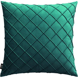 沁汐抱枕天鹅绒超柔方格子靠背条纹靠枕客厅轻奢简约丝绒沙发靠垫