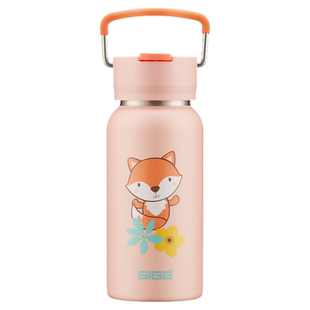 SIGG希格儿童吸管保温杯316不锈钢户外出游上学便携轻量提手水杯