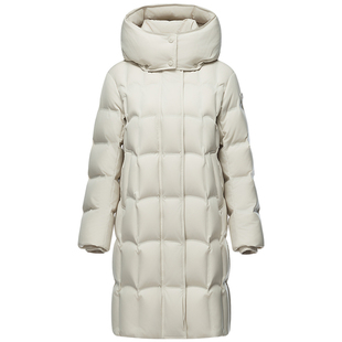 坦博尔25冬季新款女士鹅绒羽绒服可脱卸帽加厚保暖外套TB5520762A