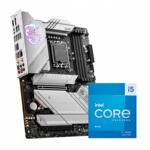 英特尔官方i5 13600KF/14600K盒装微星z790b760迫击炮主板cpu套装