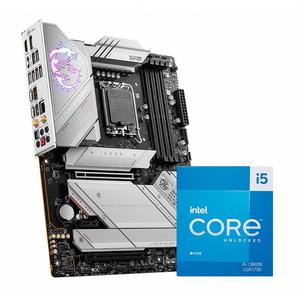 英特尔官方i5 13600KF/14600K盒装微星z790b760迫击炮主板cpu套装