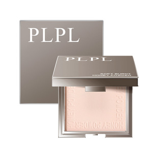 PLPL柔焦蜜粉饼控油定妆补妆干湿两用提亮肤色遮瑕修容遮毛孔防水