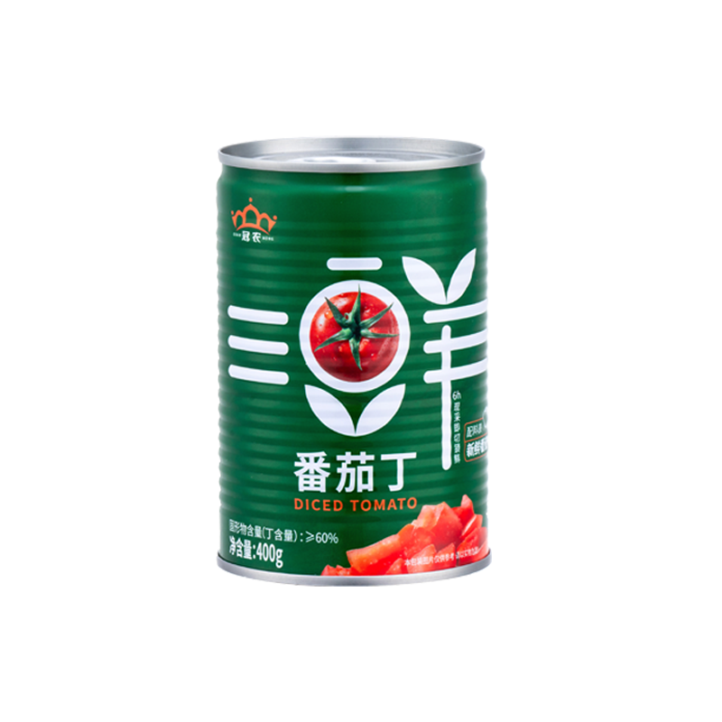 25年产新疆冠农番茄丁新鲜即食