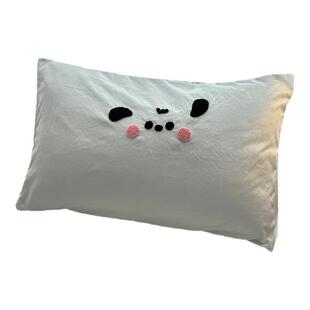 2025新款夏季毛巾绣单个枕头芯套装一对装2儿童全棉纯棉48cmx74cm