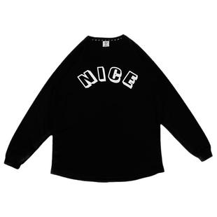 NICEID NICE秋冬篮球运动长袖投篮服宽松圆领卫衣休闲训练篮球服