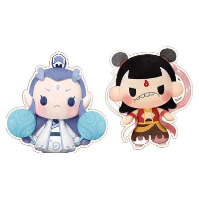 TOPTOY迪士尼眯眯眼睡衣系列毛绒盲盒尼克朱迪可爱公仔挂件礼物