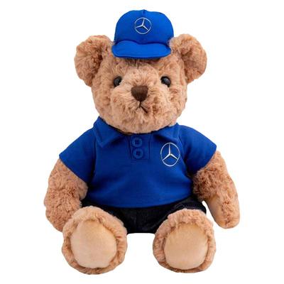 定制车标小熊公仔车载毛绒玩具