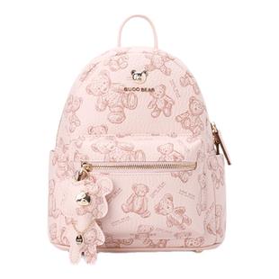 天天维尼熊GUOOBEAR联名大容量双肩包女2025新款旅游背包通勤书包