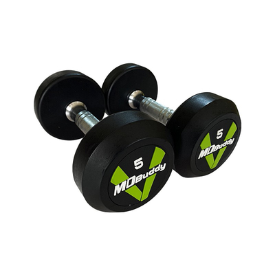 MDBuddy哑铃TPU包胶方形