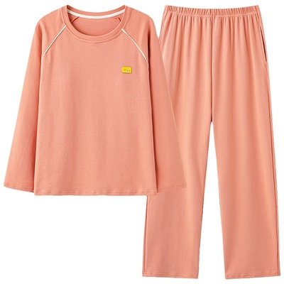 【浪莎】官方正品纯棉长袖睡衣女