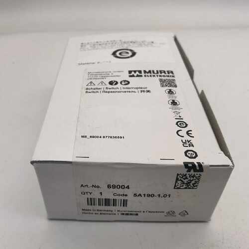 询价-69004 MURR穆尔紧急按钮开关 带两个M12接口 四芯-可维修