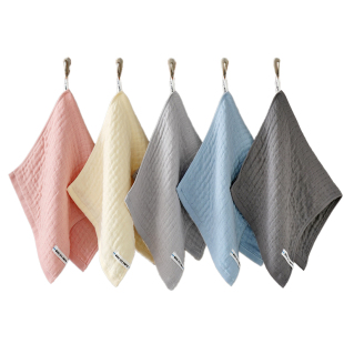 A类纯棉小毛巾|儿童专用 成人洗脸小号|全棉100纱布棉纱 旗舰店