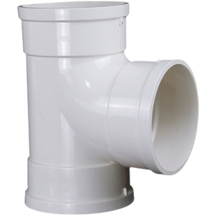 PVC三通 110顺水排水管 异变径下配件50 75 160 200 250 315 400