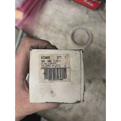 Edison OneTime Class H Fuse KOS400 400A 400 A Amp New