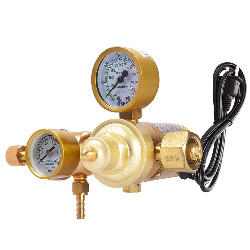 奥宾仕气压表CO2二氧化碳减压阀省气气表减压器压力表OBC-313焊机