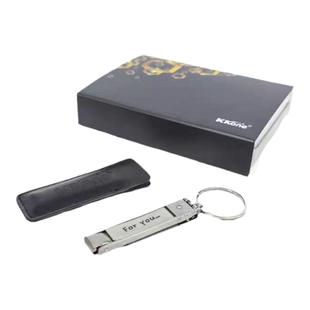 创意礼品不锈钢多功能指甲刀设计新颖时尚工艺精湛超薄便携实用