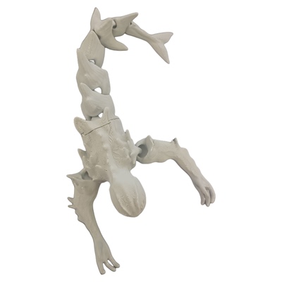 3D打印升级版尖刺宁根海怪