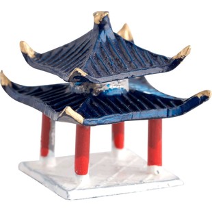 吸水石上水石假山石盆景多肉微景观盆栽园艺凉亭小摆件亭子小配件