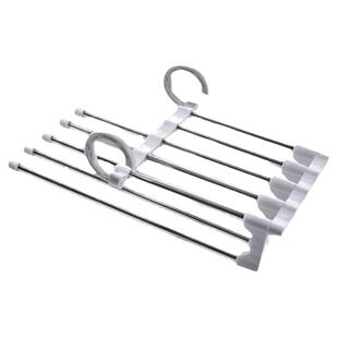 折叠裤架衣柜内置家用多层专用裤夹多功能裤子衣架收纳神器裤挂架