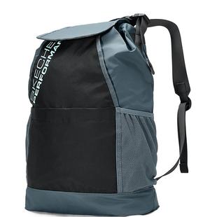 斯凯奇秋季男女同款双肩背包碳黑配色两用包大容量电脑仓通勤必备