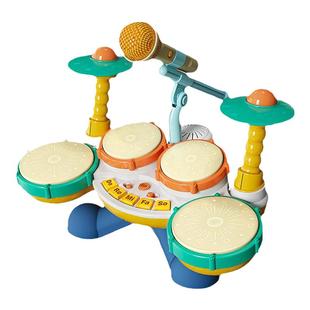儿童架子鼓玩具早教益智婴儿童趣爵士鼓打击乐器多功能婴幼儿玩具