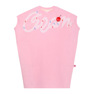 【POPO与COCO】凉感冰皮T恤裙