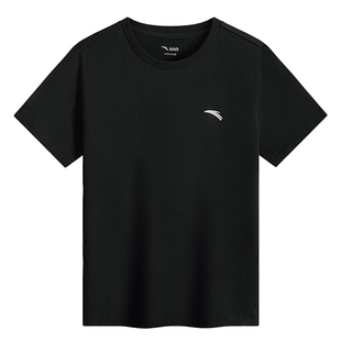 安踏儿童短袖T恤男童2026年春夏季新款运动清凉透气舒适上衣圆领