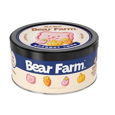 猫儿游记小熊农场主食冻干羊奶鲜肉果蔬成幼猫咪主食冻干营养桶装