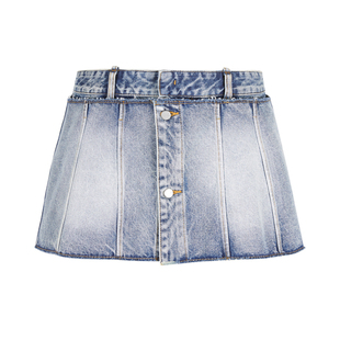 【淘宝专享】JNBY/江南布衣春季牛仔短裤纯色棉质修身通勤裤子