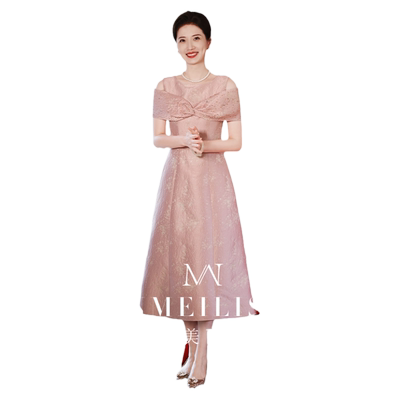 婚礼妈妈礼服裙高贵年轻