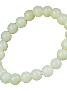 七彩云南天然和田玉手串