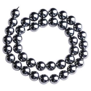 真品太硅石Thz天然太赫兹石长链散珠多晶硅钛赫兹手工diy配件隔珠