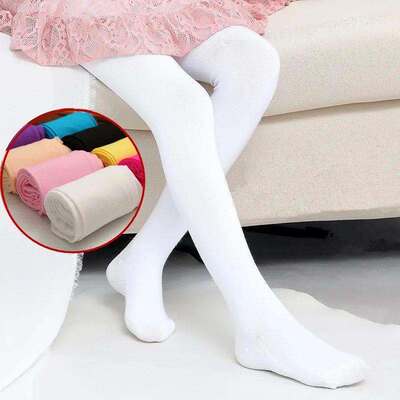 Spring Candy Color Kids Pantyhose Ballet Dance Tights for Gi