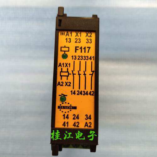 议价TESCH安全继电器F117 ;Typ F117X01  24VAC/DC
