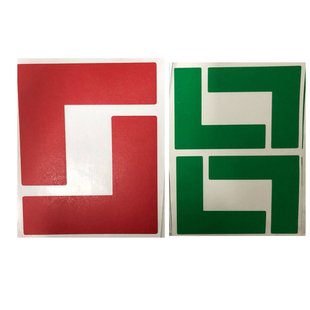 5s6S管理定位贴纸L型定制胶带标识直角4四角桌面办公桌物品定置线