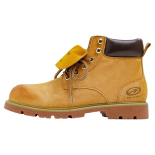 马登无界翻转大黄靴男秋冬新款翻盖中帮真皮复古美式工装马丁靴子