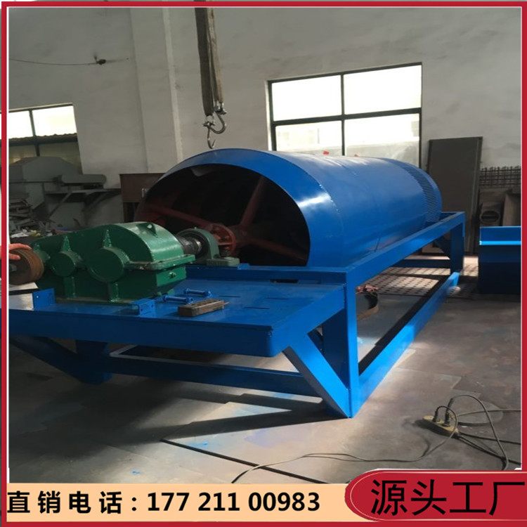 滚筒式砂石分离机碳钢材质脱水滚筒筛无轴木屑筛选机非标厂家