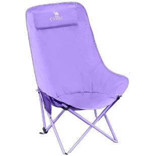 骆驼高背月亮椅躺椅2026户外折叠椅子坐睡两用钓鱼午休家用懒人椅