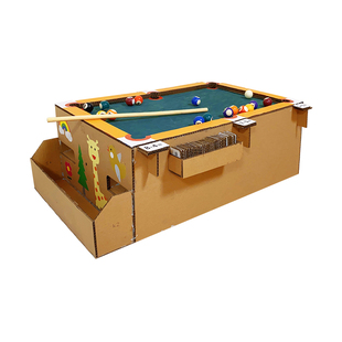 台球手工制作材料半成品幼儿园大班大型变废为宝自制教玩具一等奖