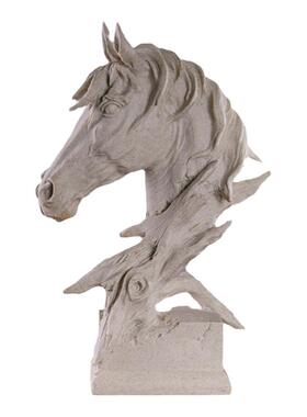 马头摆件动物工艺品仿铜复古北欧