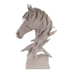 高级感小众老鹰模型客厅艺术狮子老虎装饰品高级轻奢马头家居摆件