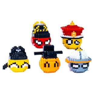 波兰球衍生系列朝代球中国古代历史周边玩具迷你积木科普儿童礼物