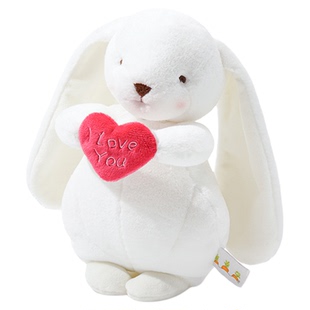 小兔子玩偶情人节礼物兔年吉祥物毛绒玩具安抚娃娃可爱公仔海湾兔
