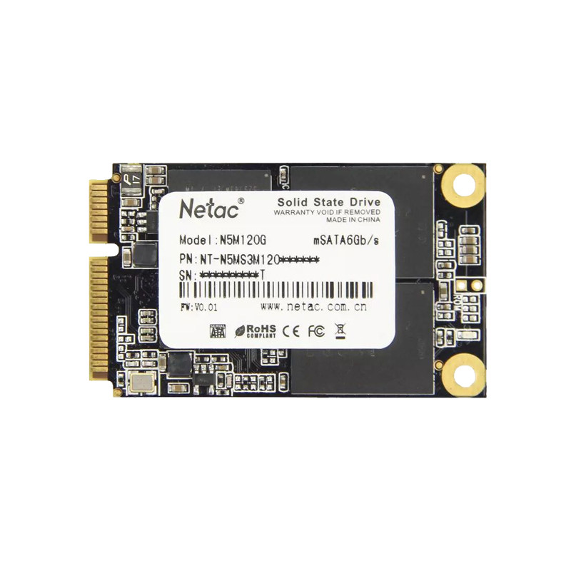 Netac/朗科N5M固态64G/128G/256G/512G/1T电脑mSATA笔记本台式SSD