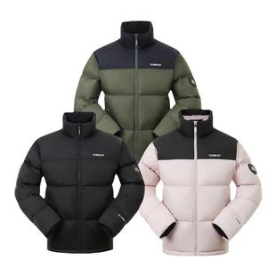 鹅绒短款羽绒服探路者山系秋冬宽松户外滑雪保暖轻便防风耐磨情侣